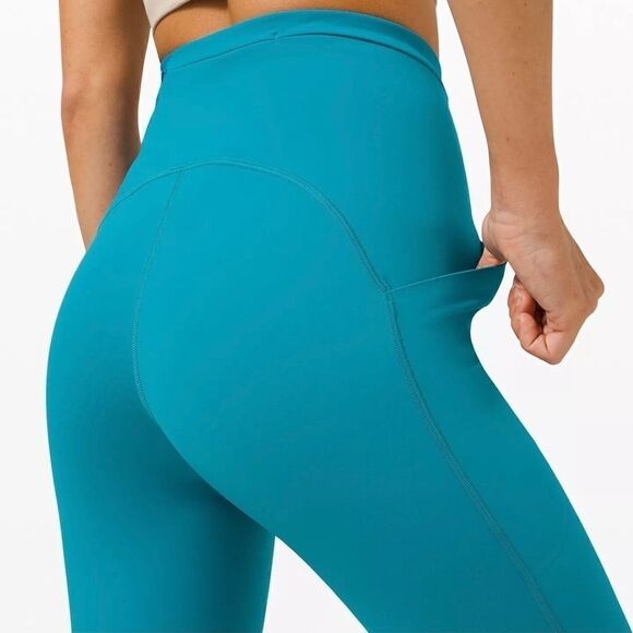 LULULEMON SWIFT SPEED HR TIGHT 28 IN HAWAIIAN BLUE WOMEN’S SIZE 4 LEGGINGS NWT - Picture 5 of 11